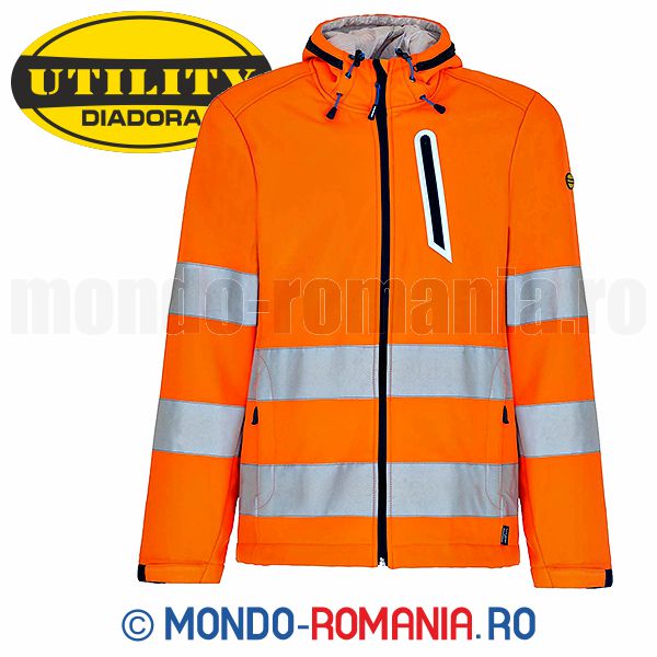 Softshell HI VIS reflectorizant  - DIADORA D-BRIGHT orange